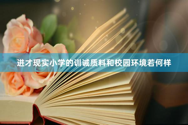 进才现实小学的训诫质料和校园环境若何样